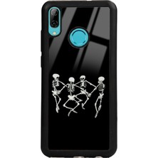 S-Case Huawei P Smart (2019) Dancer Skeleton Tasarımlı Glossy Telefon Kılıfı