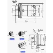 Digielektro 4pin Konnektör Mayk Fiş Mike Fiş 5 Adet