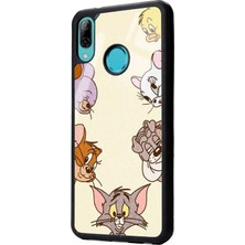 S-Case Huawei P20 Lite Tom And Jerry Tasarımlı Glossy Telefon Kılıfı