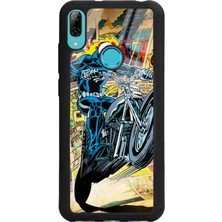 S-Case Huawei Y6 (2019) Hayalet Sürücü Tasarımlı Glossy Telefon Kılıfı