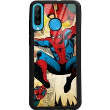 S-Case Huawei P20 Lite Spiderman Örümcek Adam Tasarımlı Glossy Telefon Kılıfı