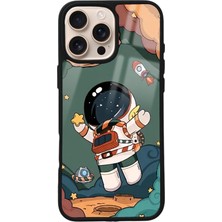 S-Case iPhone 16 Pro Max Anime Astronot Tasarımlı Glossy Telefon Kılıfı