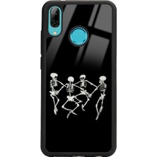 S-Case Huawei P20 Lite Dancer Skeleton Tasarımlı Glossy Telefon Kılıfı