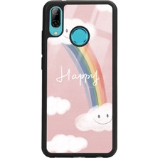 S-Case Huawei P20 Lite Happy Cloude Tasarımlı Glossy Telefon Kılıfı