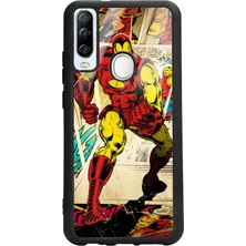 S-Case General Mobile Gm 20 Pro Iron Man Demir Adam Tasarımlı Glossy Telefon Kılıfı