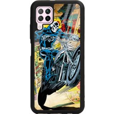 S-Case Huawei P40 Lite Hayalet Sürücü Tasarımlı Glossy Telefon Kılıfı