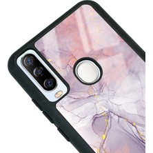 S-Case General Mobile Gm 20 Pro Fuşya Mermer Tasarımlı Glossy Telefon Kılıfı Uyumlu