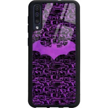 S-Case Samsung A50 Lila Batman Tasarımlı Glossy Telefon Kılıfı