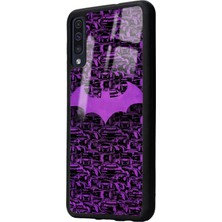 S-Case Samsung A50 Lila Batman Tasarımlı Glossy Telefon Kılıfı