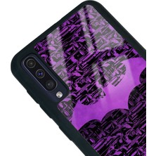 S-Case Samsung A50 Lila Batman Tasarımlı Glossy Telefon Kılıfı