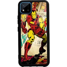 S-Case Oppo Realme C11 Iron Man Demir Adam Tasarımlı Glossy Telefon Kılıfı