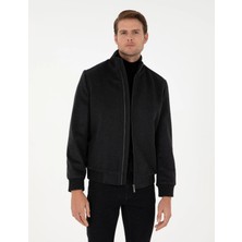Pierre Cardin Erkek Mont %52 Yün Kapüşonsuz ve Düz Desen 2039525