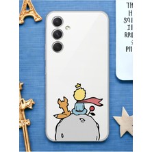 S-Case Samsung A34 Küçük Prens Tasarımlı Şeffaf Telefon Kılıfı