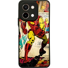 S-Case Vivo Y28 Iron Man Demir Adam Tasarımlı Glossy Telefon Kılıfı