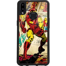 S-Case Samsung A10S Iron Man Demir Adam Tasarımlı Glossy Telefon Kılıfı