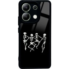 S-Case Xiaomi Redmi Note 13 4g Dancer Skeleton Tasarımlı Glossy Telefon Kılıfı