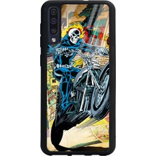 S-Case Samsung A50 Hayalet Sürücü Tasarımlı Glossy Telefon Kılıfı