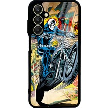 S-Case Samsung A25 Hayalet Sürücü Tasarımlı Glossy Telefon Kılıfı