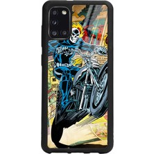 S-Case Samsung A31 Hayalet Sürücü Tasarımlı Glossy Telefon Kılıfı