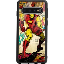 S-Case Samsung S10 Iron Man Demir Adam Tasarımlı Glossy Telefon Kılıfı