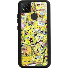S-Case Xiaomi Redmi 9c Sünger Bob Tasarımlı Glossy Telefon Kılıfı