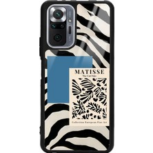 S-Case Xiaomi Redmi Note 10 Pro  Max Zebra Matısse Tasarımlı Glossy Telefon Kılıfı