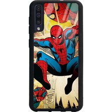 S-Case Samsung A50 Spiderman Örümcek Adam Tasarımlı Glossy Telefon Kılıfı