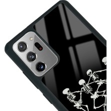 S-Case Samsung Note 20 Dancer Skeleton Tasarımlı Glossy Telefon Kılıfı
