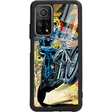 S-Case Xiaomi Mi 10T Hayalet Sürücü Tasarımlı Glossy Telefon Kılıfı