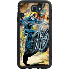 S-Case Samsung J7 Prime Hayalet Sürücü Tasarımlı Glossy Telefon Kılıfı