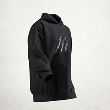 Kurt Pençesi Tasarımlı Unisex Hoodie