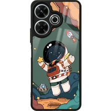 S-Case Xiaomi Redmi 13 4g Anime Astronot Tasarımlı Glossy Telefon Kılıfı