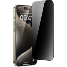 Vendas iPhone 14 Pro Uyumlu 5d Privacy Cam Ekran Koruyucu 2 Adet