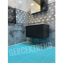 Gerçek Trend Ortopedik Plastik Yer Karosu - Banyo Zemin Döşemesi Yer Izgarası 33 x 33 x 1.5 cm 1 m2 (9 Adet)