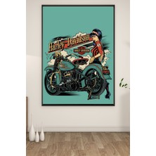 Bs Baskı A3 Harley Davıdson Baskılı Poster