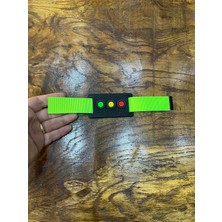 Gönülden Tasarım Neon Yeşil Tasarım Çanta Giyim Aksesuarı Aplike 21 x 4 cm