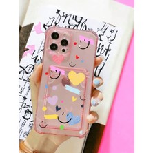 Kılıforyum Apple iPhone 16 Pro Kılıf Kartlıklı Baskılı Köşe Koruma Tasarımlı Şeffaf G-Kart Kılıf