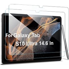 M.TK Moveteck Samsung Galaxy Tab S10 Ultra 14.6 Inç Tablet Ekran Koruyucu Cam Nano Esnek Kırılmaz Camı Tam Kaplar