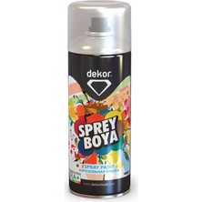 Dekor Sprey Boya Akrilik Efektli Mat Siyah 400 ml