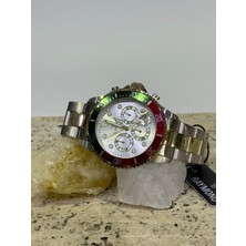 Raymond G81030M-REDGRN-SSGLD-WHİTE Erkek Kol Saati