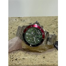 Raymond G81030M-REDGRN-SS-GREEN Erkek Kol Saati