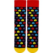 Carnaval Socks Pacman Desenli Renkli Çorap