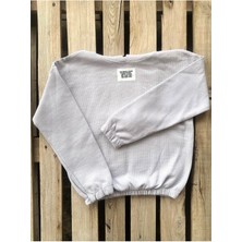 Asel Kids Ribanalı Kapüşonlu Sweatshirt ve Aşofman Takımı