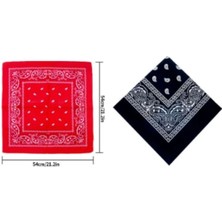 - 2 Adet Otantik Desenli Bandana