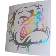 Meristeed Sticker Köpek Model Hologram Renk Araç, Cam, Prüzsüz Yüzeyler