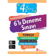 Ata Yayıncılık 4.sınıf 6'lı Poşet Deneme Sınavı