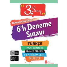 Ata Yayıncılık 3.sınıf 6'lı Poşet Deneme Sınavı