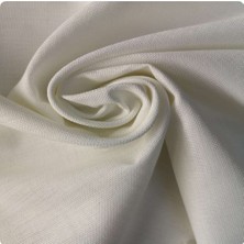 Etuval Linen Keten Kumaş 100 x 160 Krem-Gri-Kırık Beyaz Renk