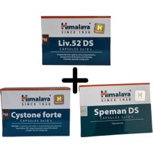 Himalaya Cystone Forte + Speman Ds + Liv52 Ds Üçlü Destek Paketi