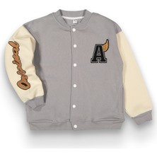 Harika Kids Erkek Çocuk 3 Iplik Oversize Kolej Ceket